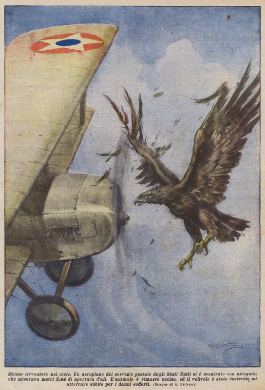 Seltsame Abenteuer am Himmel von Achille Beltrame