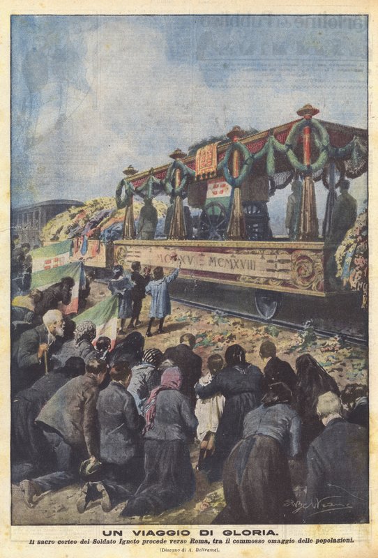 Eine Reise des Ruhms von Achille Beltrame