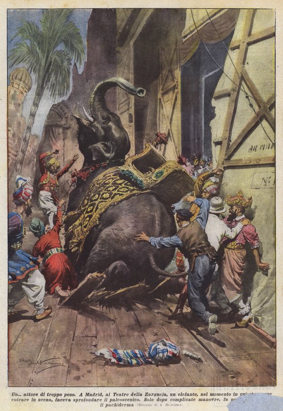 Ein zu schwerer Schauspieler von Achille Beltrame