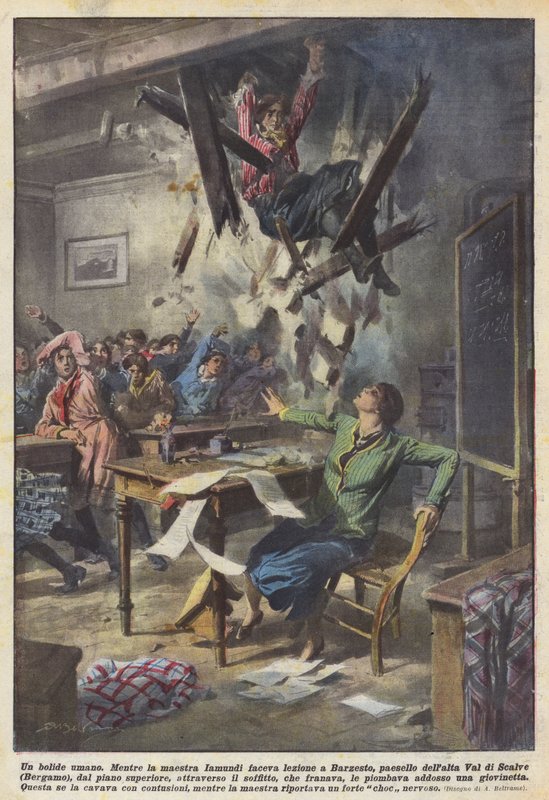Ein menschlicher Komet von Achille Beltrame