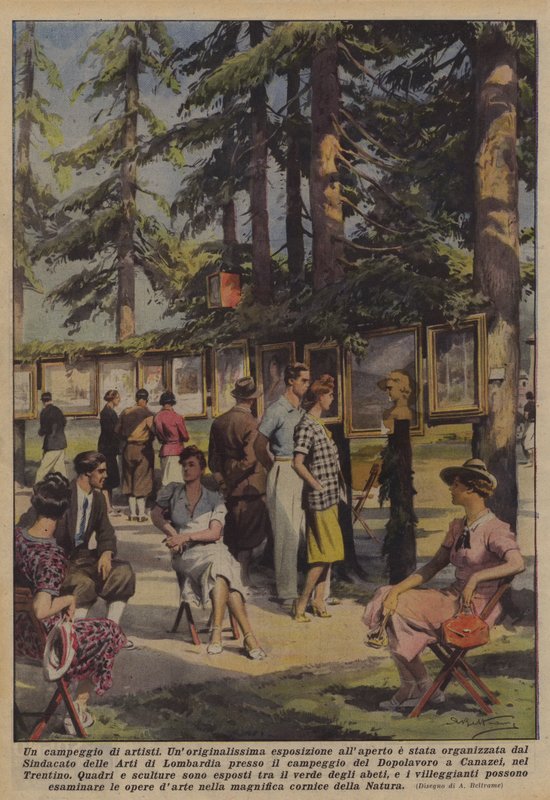 Ein Künstlercamp von Achille Beltrame