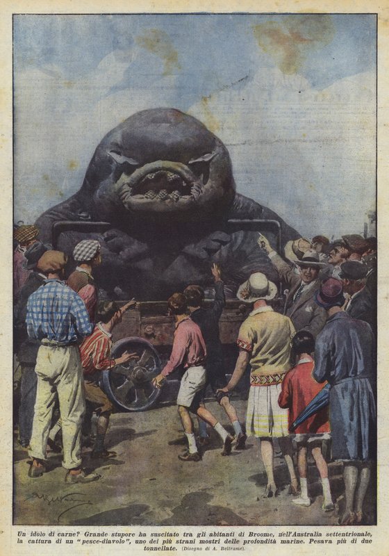 Ein Fleischidol? von Achille Beltrame