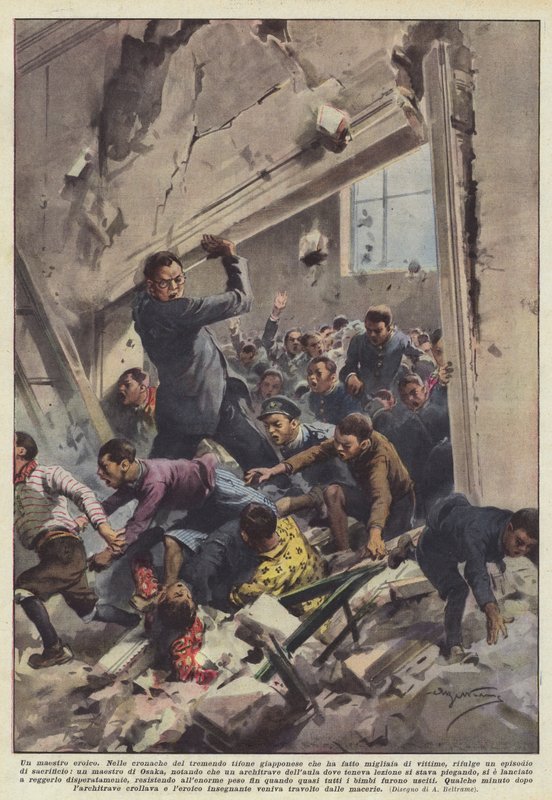 Ein heldenhafter Lehrer von Achille Beltrame
