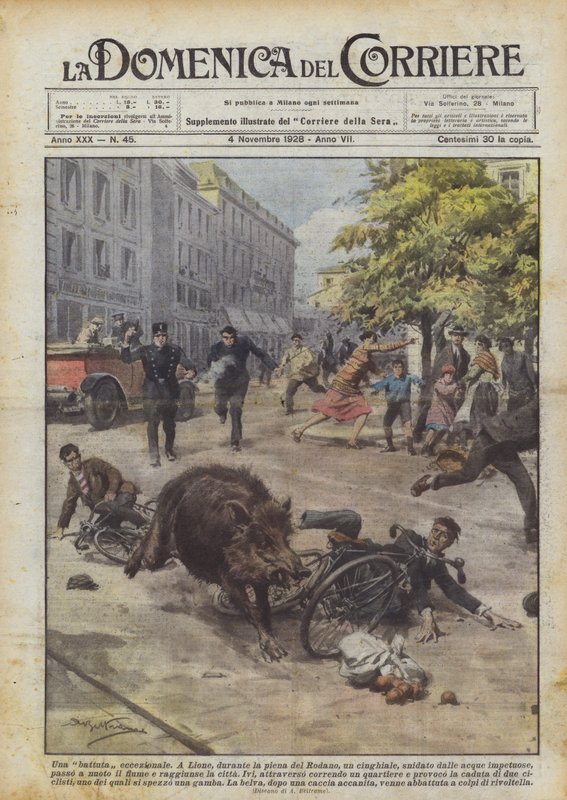Eine außergewöhnliche Jagd von Achille Beltrame