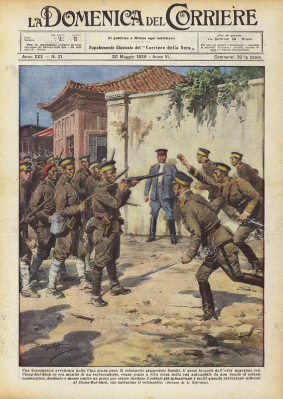 Ein dramatisches Abenteuer im unruhigen China von Achille Beltrame