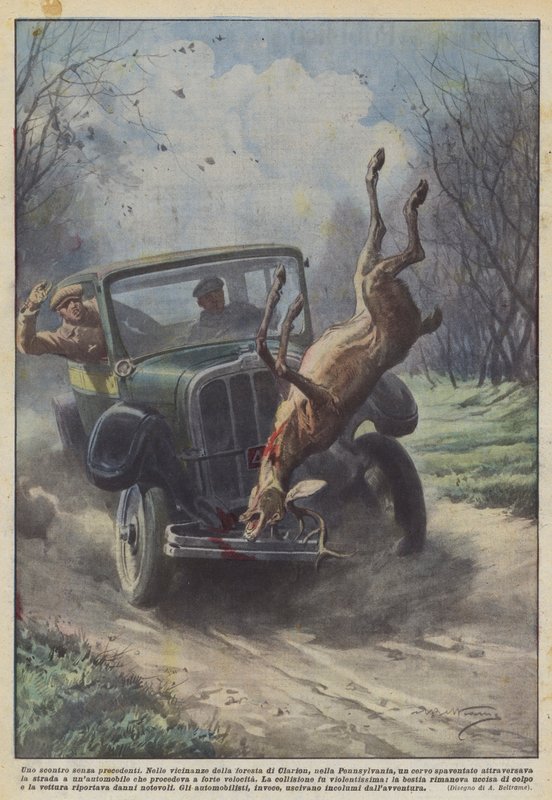 Ein beispielloser Zusammenstoß von Achille Beltrame