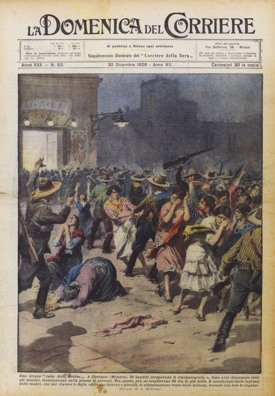 Ein seltsamer Raub der Sabinerinnen von Achille Beltrame