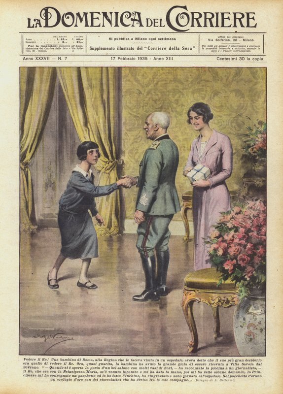 Den König sehen! von Achille Beltrame