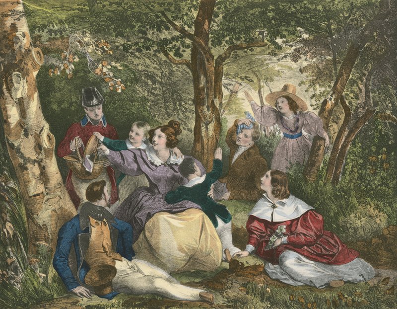 La Partie de Campagne, Der Landausflug von Achille Devéria