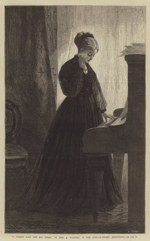Ich kann die alten Lieder nicht singen, in der Suffolk-Street-Ausstellung von Adelaide Claxton