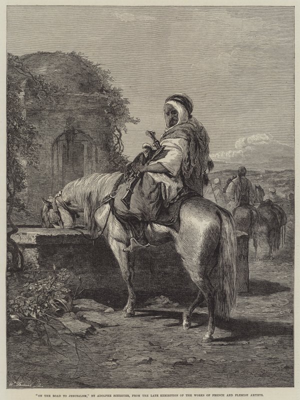Auf dem Weg nach Jerusalem von Adolf Schreyer