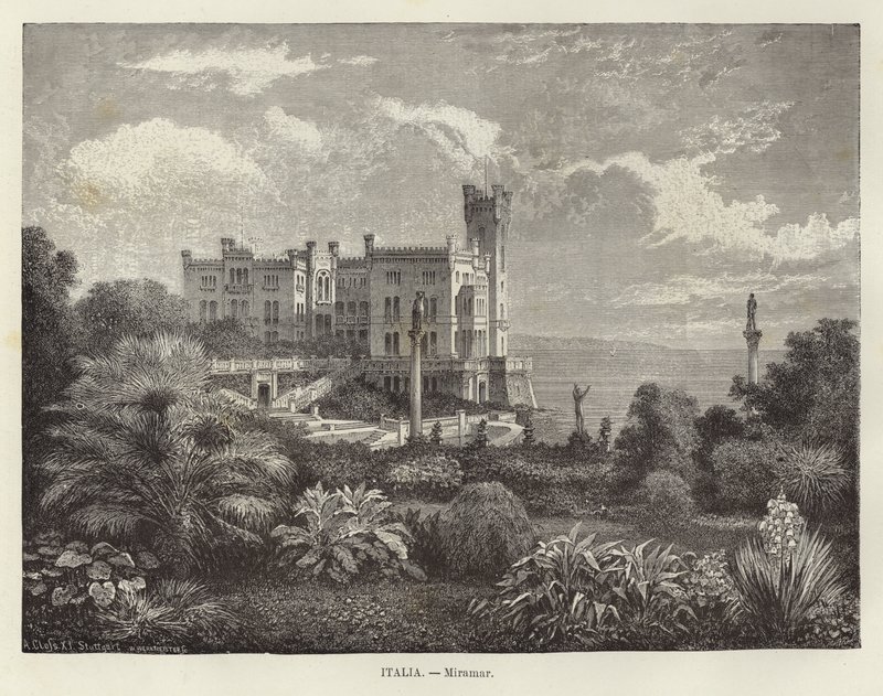 Italien - Schloss Miramare von Adolf Closs