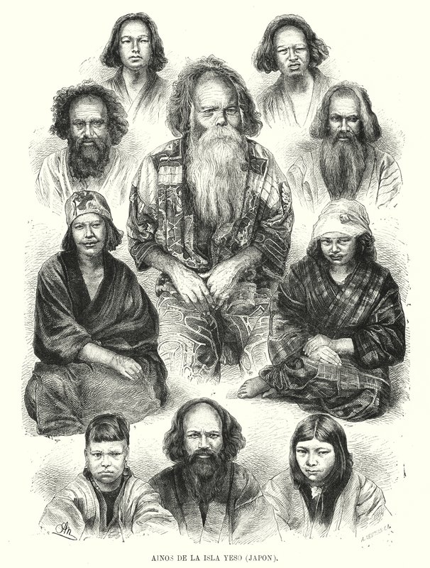 Ainu-Volk im Norden Japans von Adolf Neumann