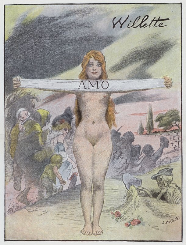 Liebe von Adolphe Leon Willette
