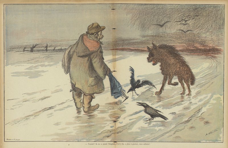 Illustration für Le Rire von Adolphe Leon Willette