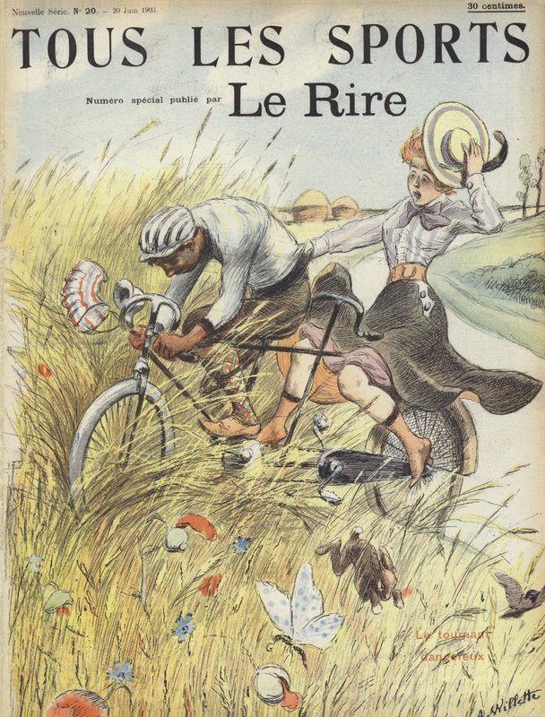 Illustration für Le Rire von Adolphe Leon Willette