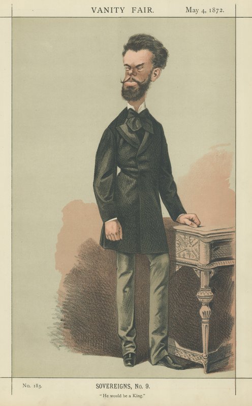 König Amadeus von Spanien von Adriano Cecioni