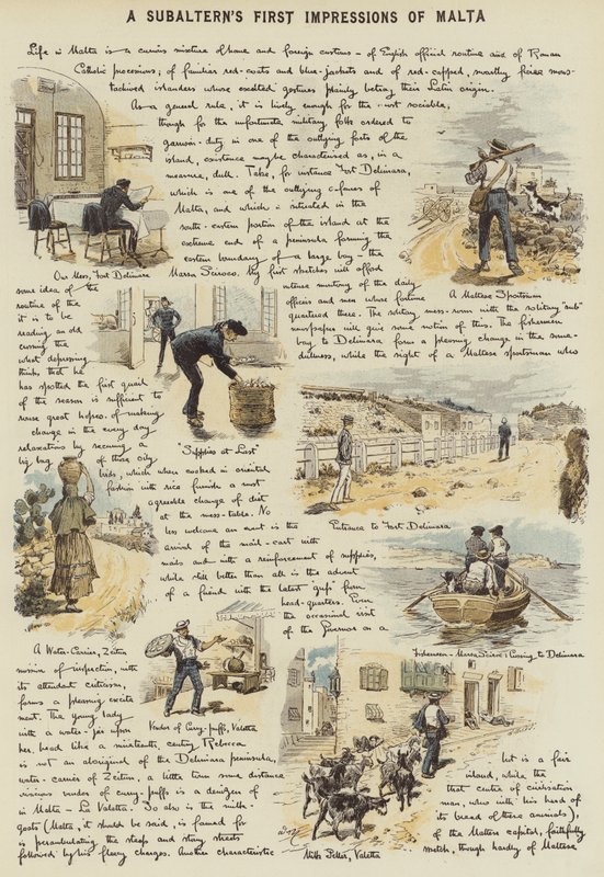 Die ersten Eindrücke eines Unterleutnants von Malta von Adrien Emmanuel Marie