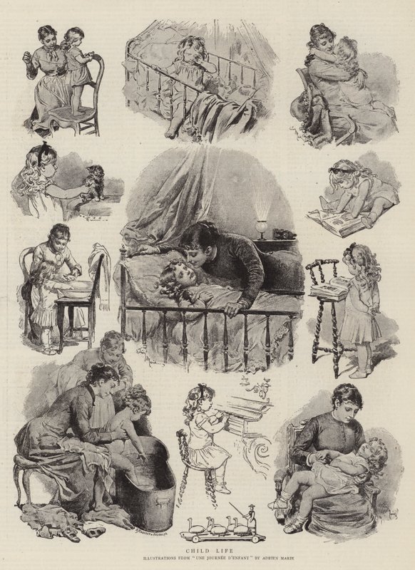 Kinderleben von Adrien Emmanuel Marie