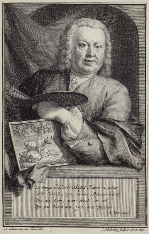 Porträt von Jan van Gool von Aert Schouman