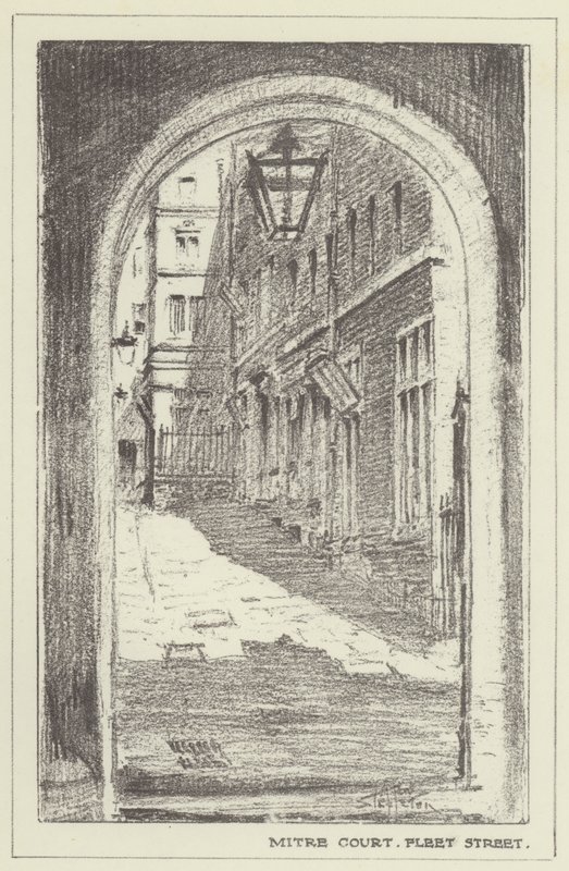 Mitre Court, Fleet Street von Alan Stapleton