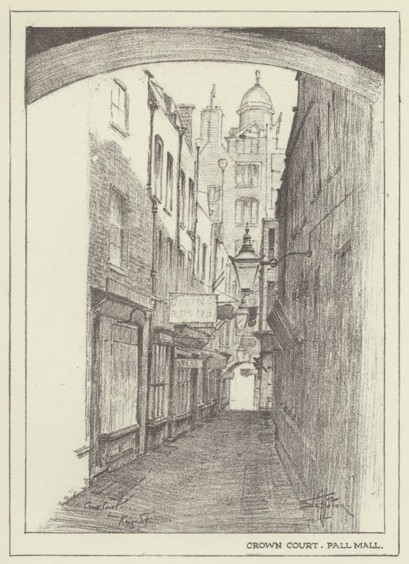 Crown Court, Pall Mall von Alan Stapleton