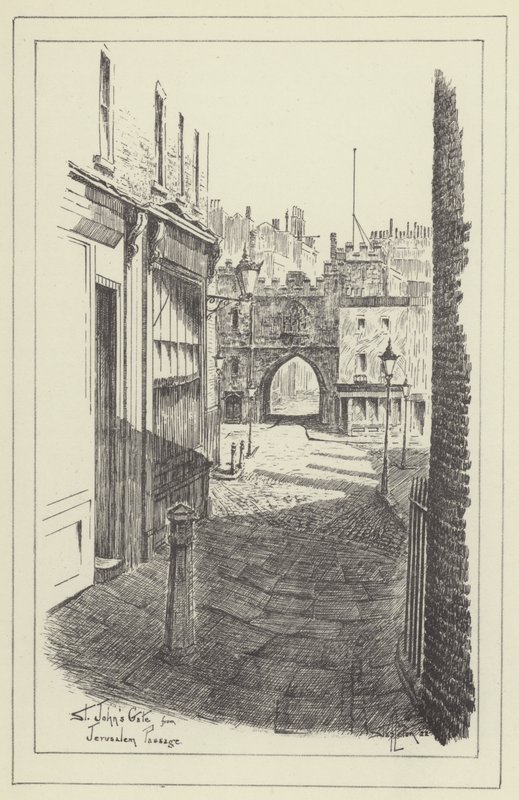 St Johns Tor von Jerusalem Passage von Alan Stapleton