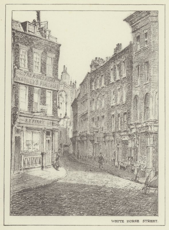 White Horse Street von Alan Stapleton