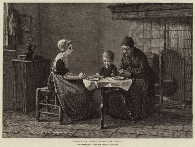 Das Tischgebet von Albert Neuhuys