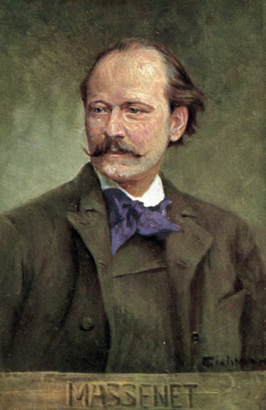 Jules Massenet, französischer Komponist von Albert after Eichhorn