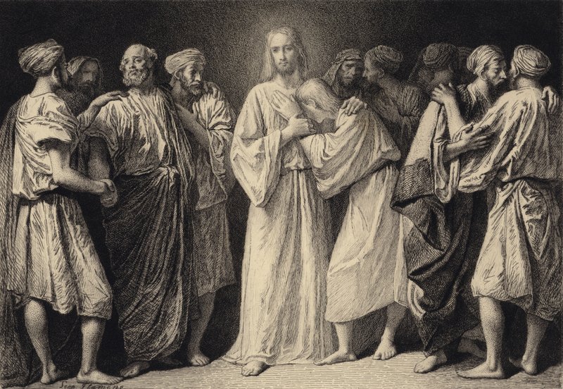 Liebt einander von after Albert Robida