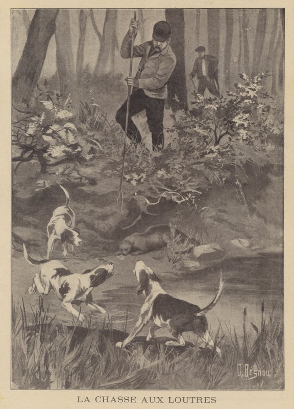Otterjagd von Albert Besnou