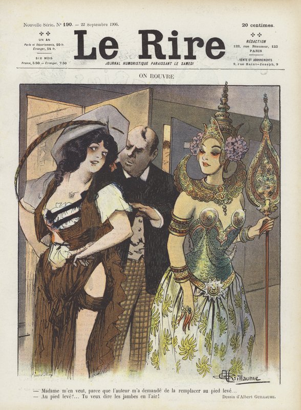 Illustration für Le Rire von Albert Guillaume