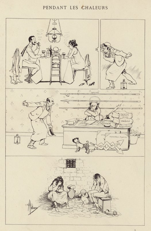 Pendant les Chaleurs von Albert Guillaume