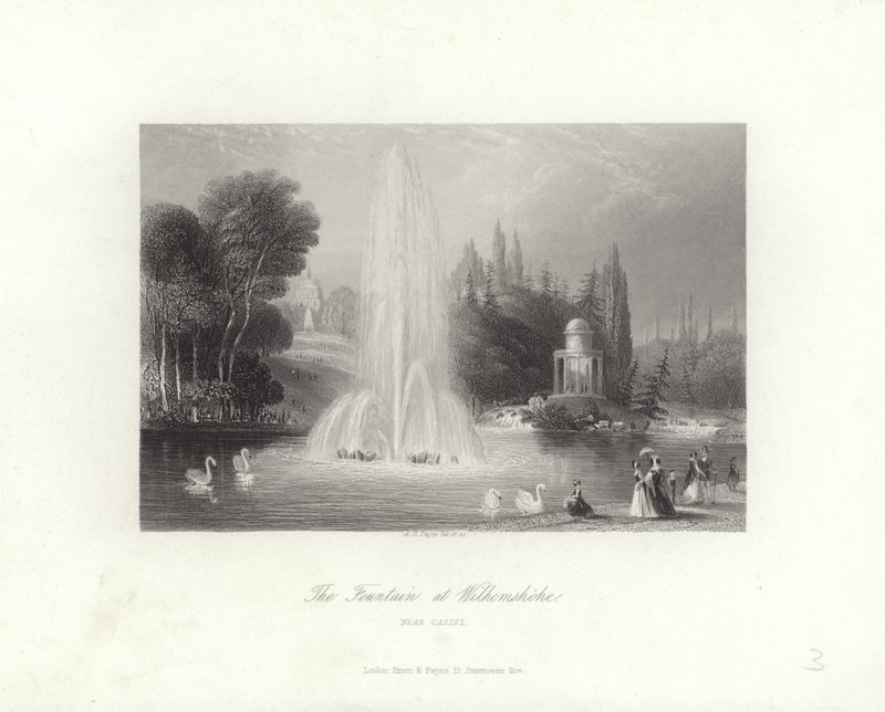 Der Brunnen in Wilhelmshöhe von Albert Henry Payne
