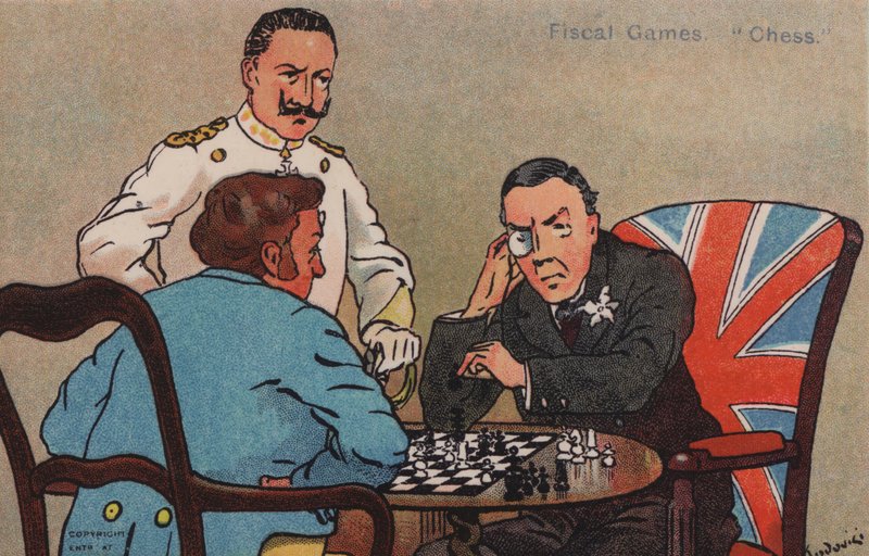 Fiskalspiele, Schach von Albert Jnr. Ludovici