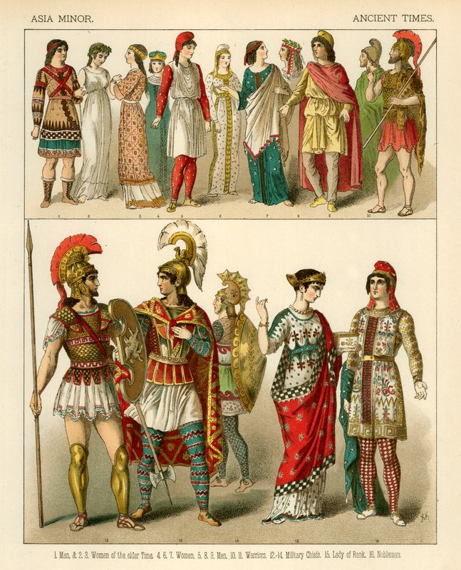 Kostüm Kleinasiens von Albert Kretschmer
