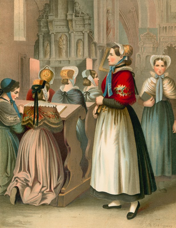 Deutsche Tracht, Hannover, Osnabrück von Albert Kretschmer