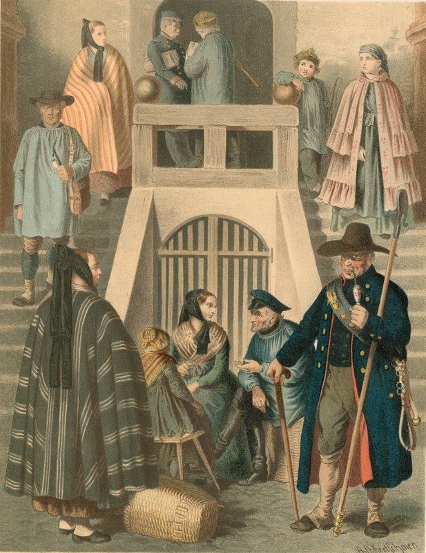 Deutsche Tracht, Harz von Albert Kretschmer