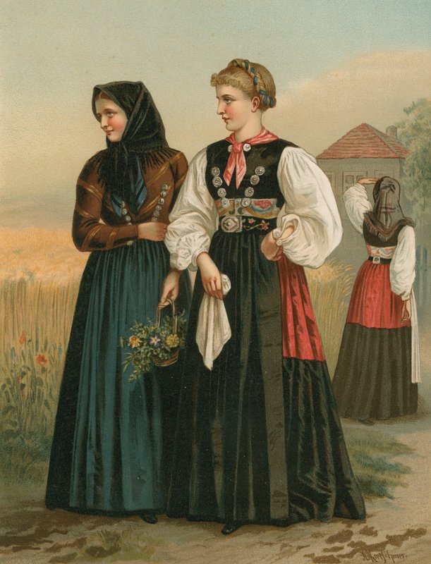 Deutsches Kostüm, Holstein, Probstei von Albert Kretschmer