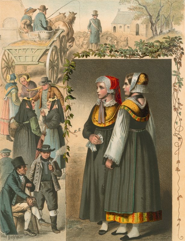 Deutsche Tracht, Mecklenburg von Albert Kretschmer