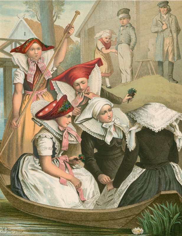 Deutsches Kostüm, Preußen, Spreewald von Albert Kretschmer
