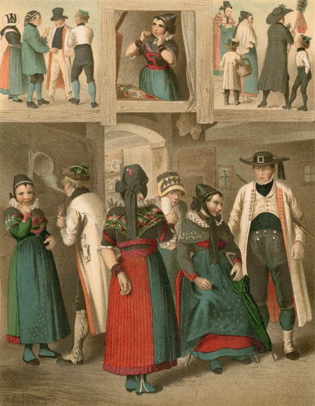 Deutsche Tracht, Westfalen von Albert Kretschmer