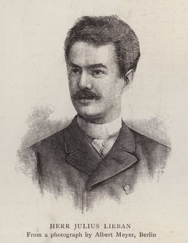 Julius Lieban, deutscher Opernsänger von Albert Meyer