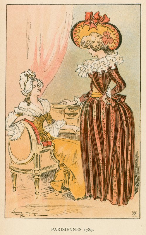 Pariserinnen 1789 von Albert Robida