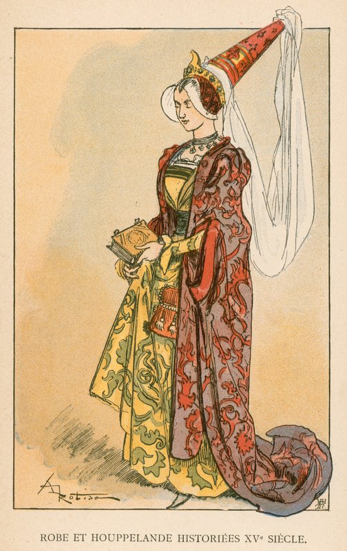 Robe et Houppelande Historiees XV. Jahrhundert von Albert Robida