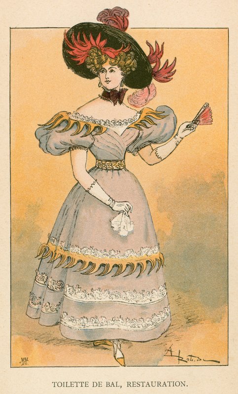 Toilette de Bal, Restauration von Albert Robida