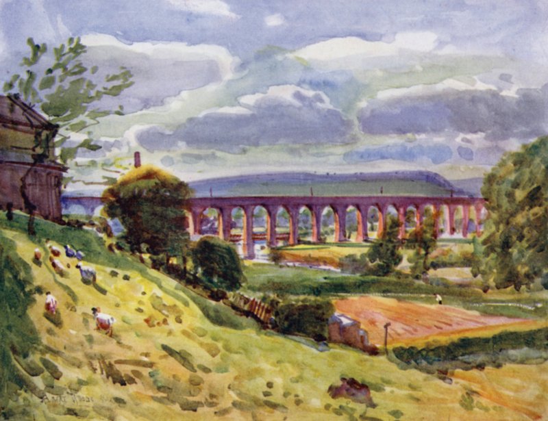 Whalley, das Viadukt von Albert Woods