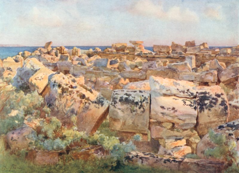 Eine tote Stadt, Selinous von Alberto Pisa