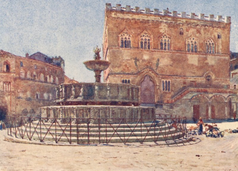 Piazza S. Lorenzo, Perugia von Alberto Pisa